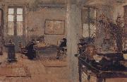 Edouard Vuillard In a room Norge oil painting reproduction